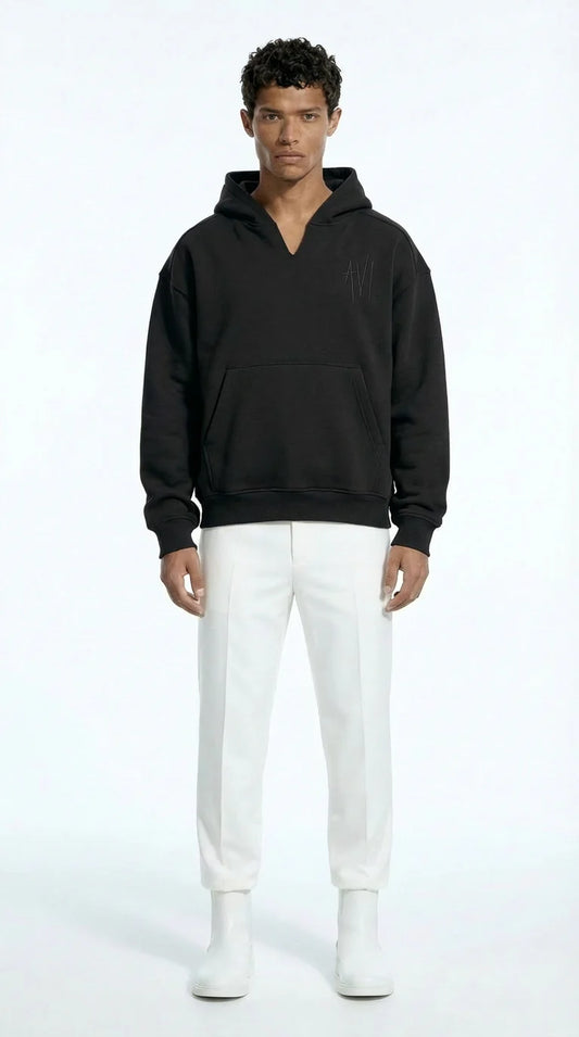 Statement Hoodie - Black