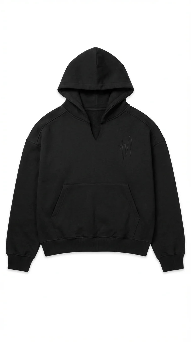 Statement Hoodie - Black