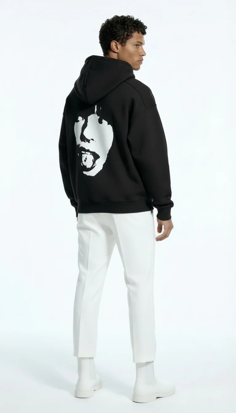Statement Hoodie - Black